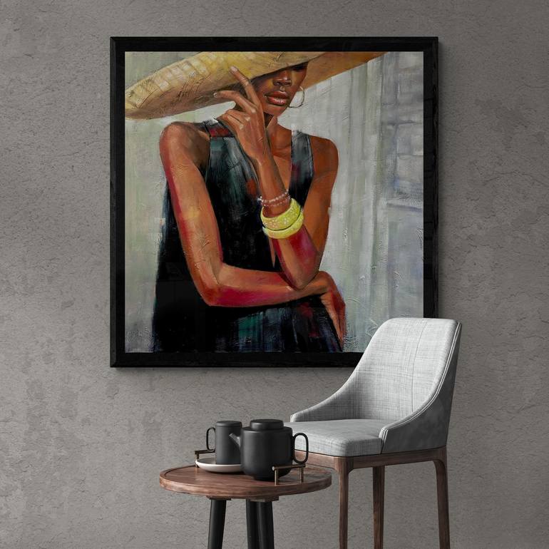 Original Figurative Women Painting by Pascale Taurua