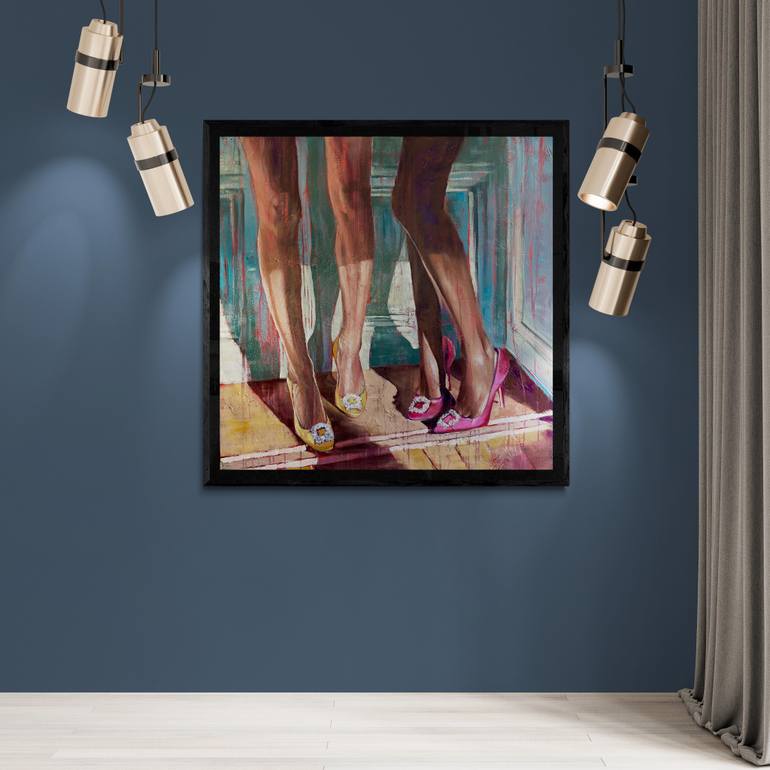Original Contemporary Fashion Painting by Pascale Taurua