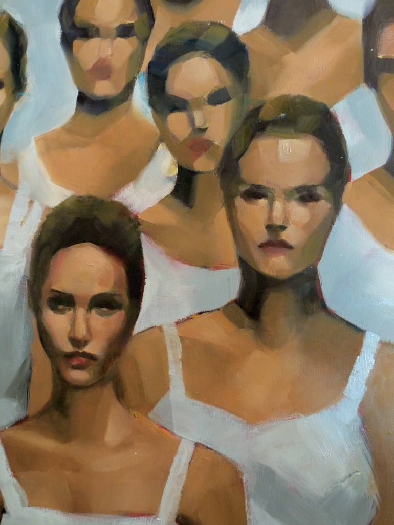 Original Figurative Women Painting by Pascale Taurua