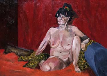 Original Figurative Erotic Paintings by tomas nittner