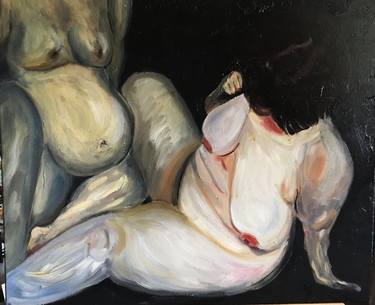 Original Figurative Nude Paintings by tomas nittner