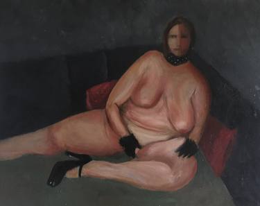 Print of Figurative Nude Paintings by tomas nittner