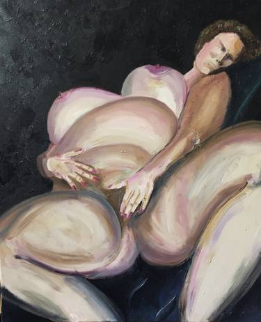 Print of Figurative Nude Paintings by tomas nittner