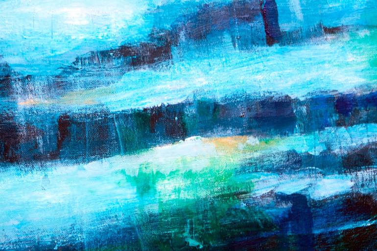 Original Abstract Seascape Painting by Ali Hammoud