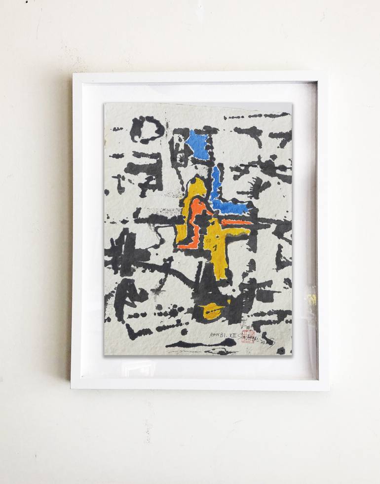 Original Contemporary Abstract Painting by Sia Aryai