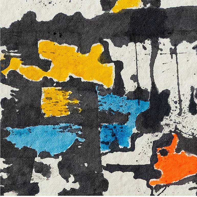 Original Abstract Expressionism Abstract Painting by Sia Aryai