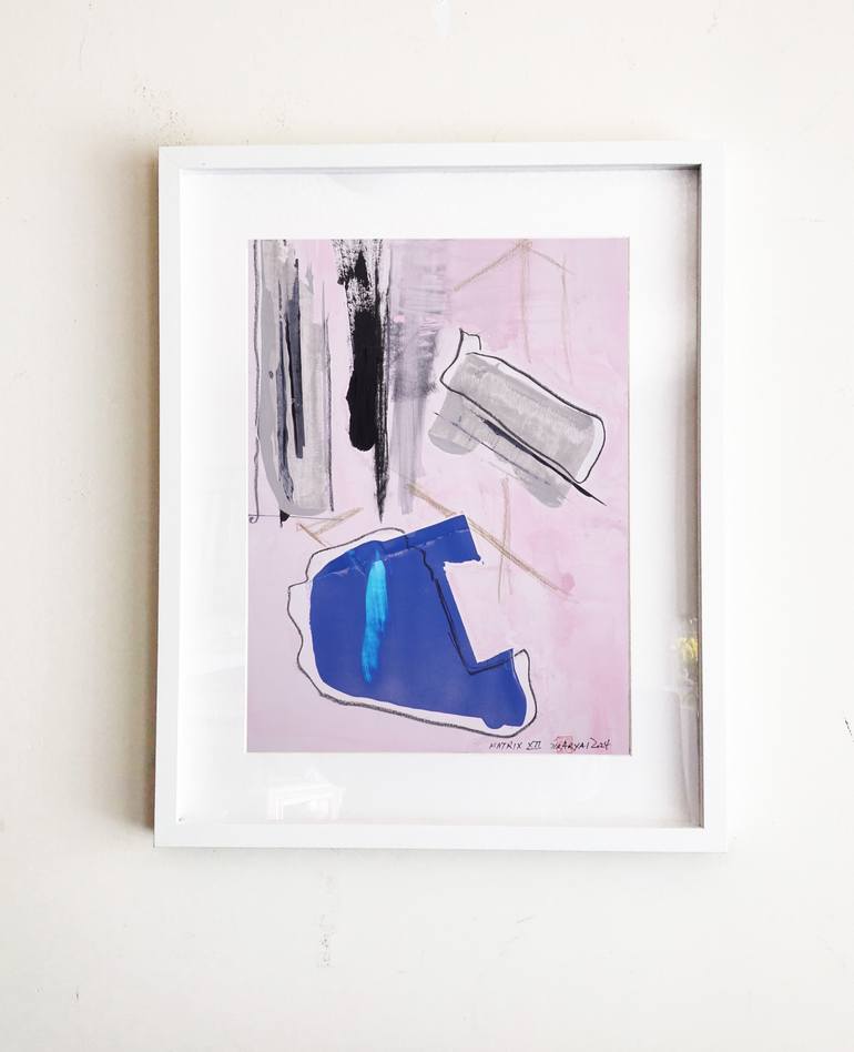 Original Minimalism Abstract Painting by Sia Aryai