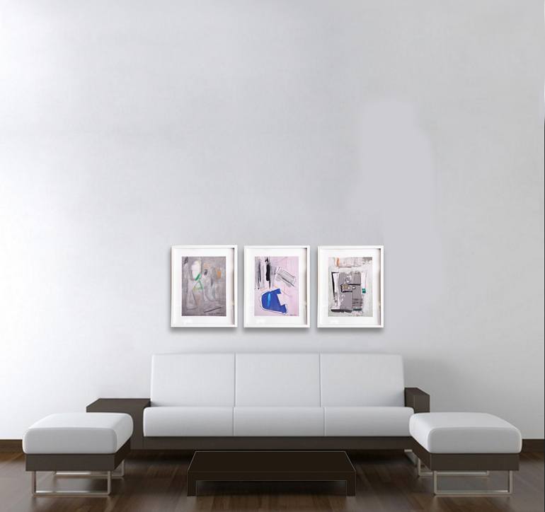 Original Minimalism Abstract Painting by Sia Aryai