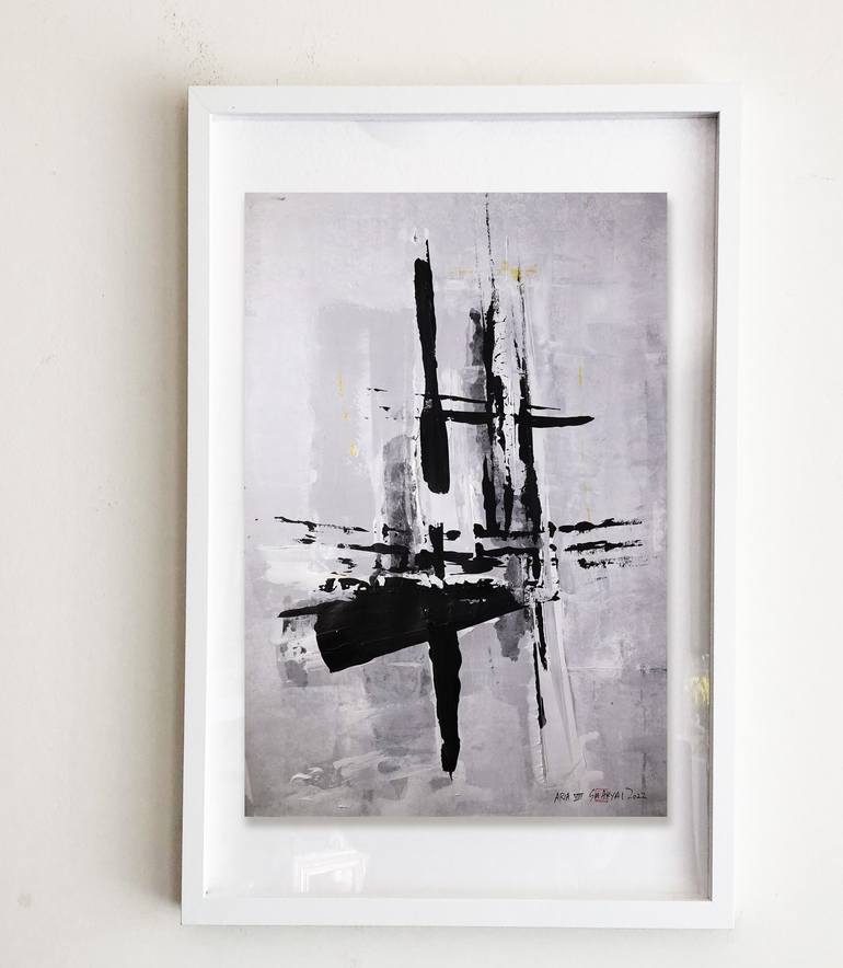 Original Fine Art Abstract Painting by sia aryai