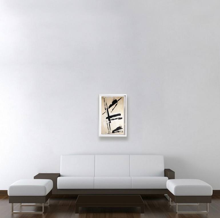 Original Minimalism Abstract Painting by Sia Aryai