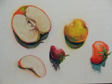 Original Realism Food Painting by Cathy Enthof