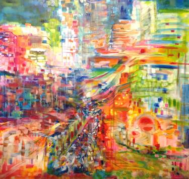Original Cities Paintings by Cathy Enthof