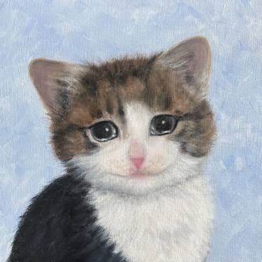 Print of Fine Art Cats Paintings by Lisa Shiroma