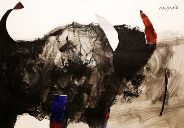 Original Abstract Animal Collage by Armano Jericevic