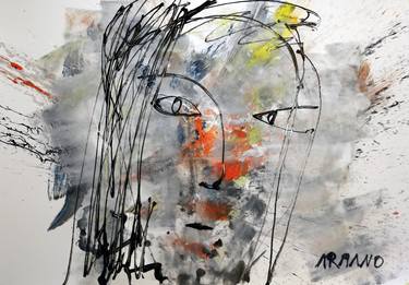 Original Abstract Expressionism Portrait Paintings by Armano Jericevic