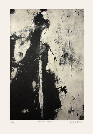 Original Abstract Printmaking by JOVHANNA RUTVANOWSKA