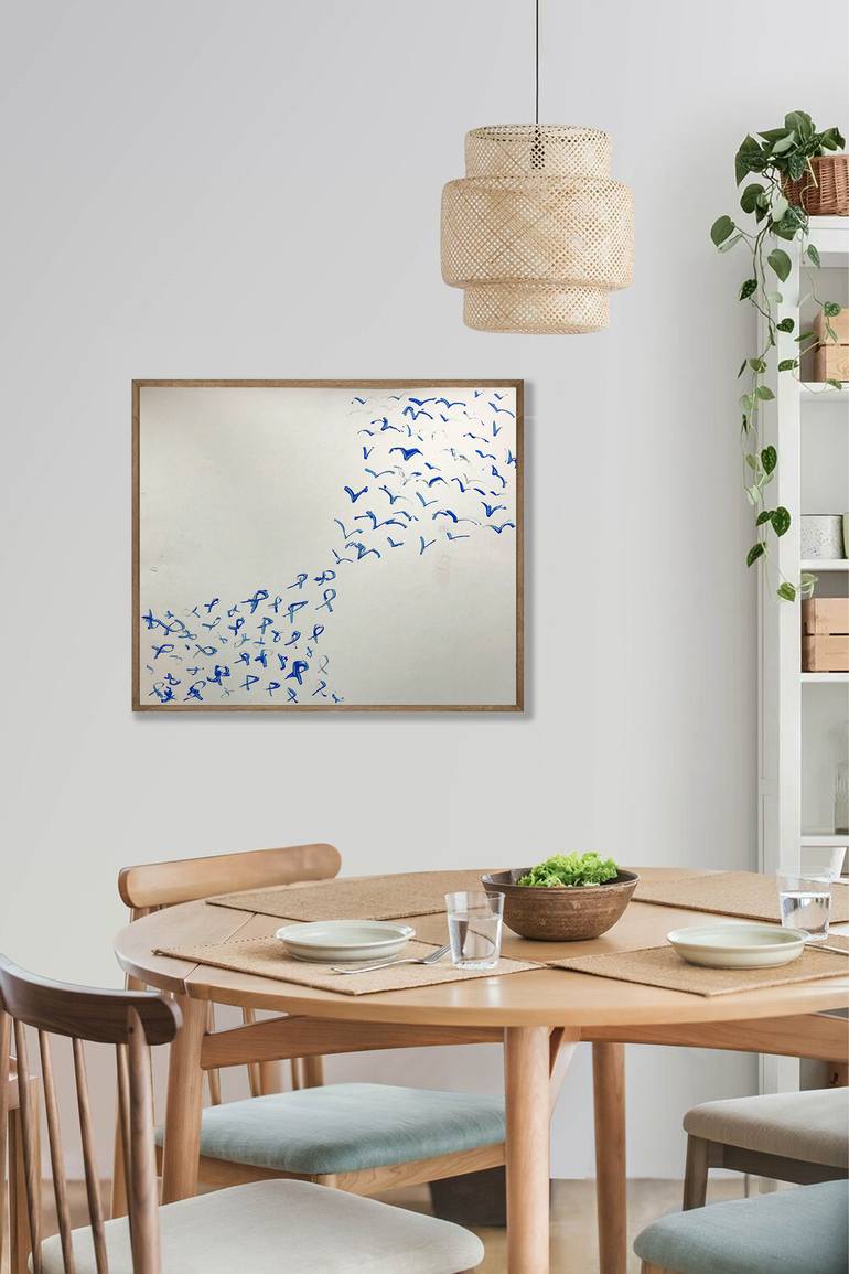 Original Abstract Expressionism Seascape Painting by Jenea Kaitaz