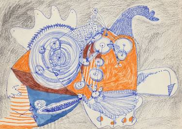 Print of Abstract Fantasy Drawings by Jenea Kaitaz