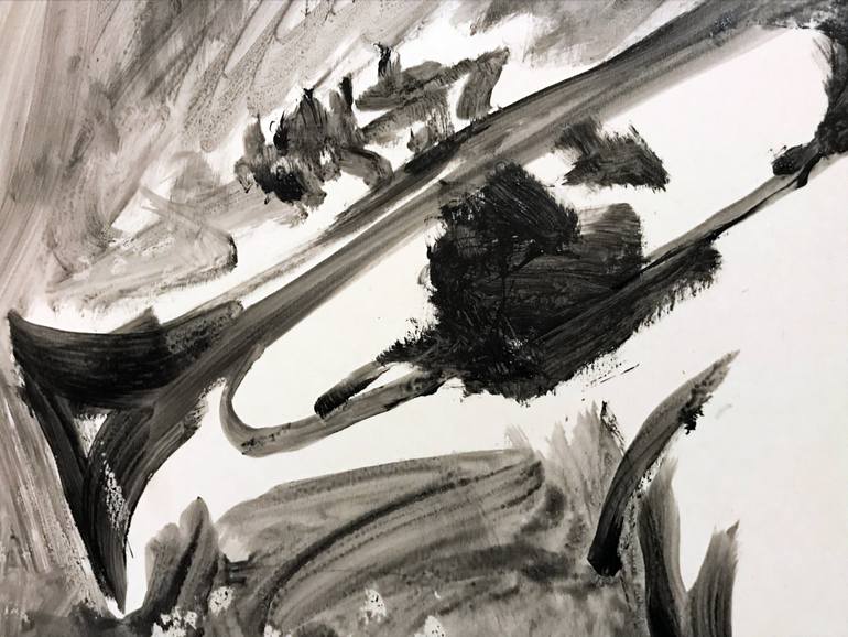 Original Contemporary Music Painting by Jenea Kaitaz