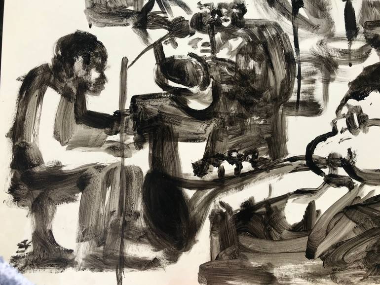 Original Contemporary Music Painting by Jenea Kaitaz