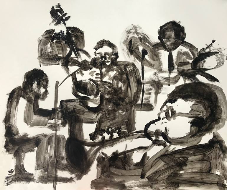 Original Contemporary Music Painting by Jenea Kaitaz