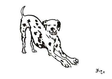 Original Dogs Drawings by Jenea Kaitaz