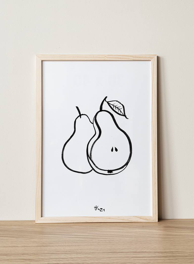 Original Contemporary Food & Drink Drawing by Jenea Kaitaz