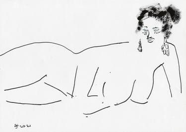 Original Nude Drawings by Jenea Kaitaz