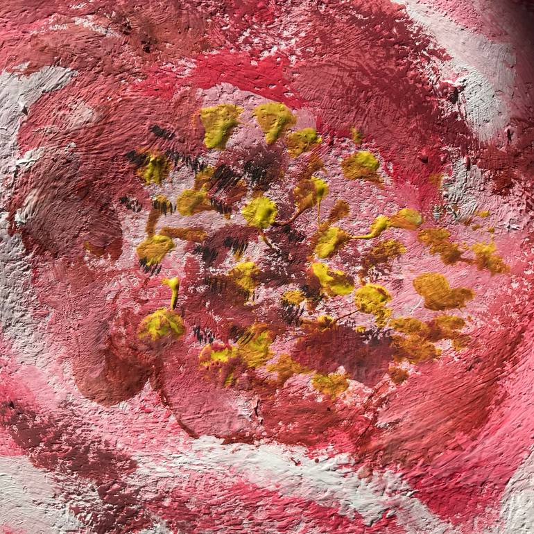 Original Conceptual Floral Painting by Jenea Kaitaz