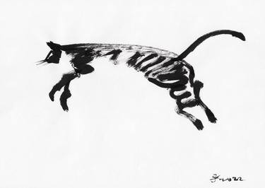 Print of Conceptual Cats Drawings by Jenea Kaitaz