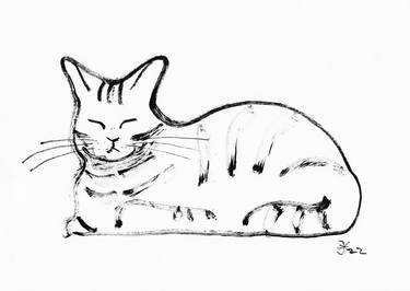 Original Conceptual Cats Drawings by Jenea Kaitaz