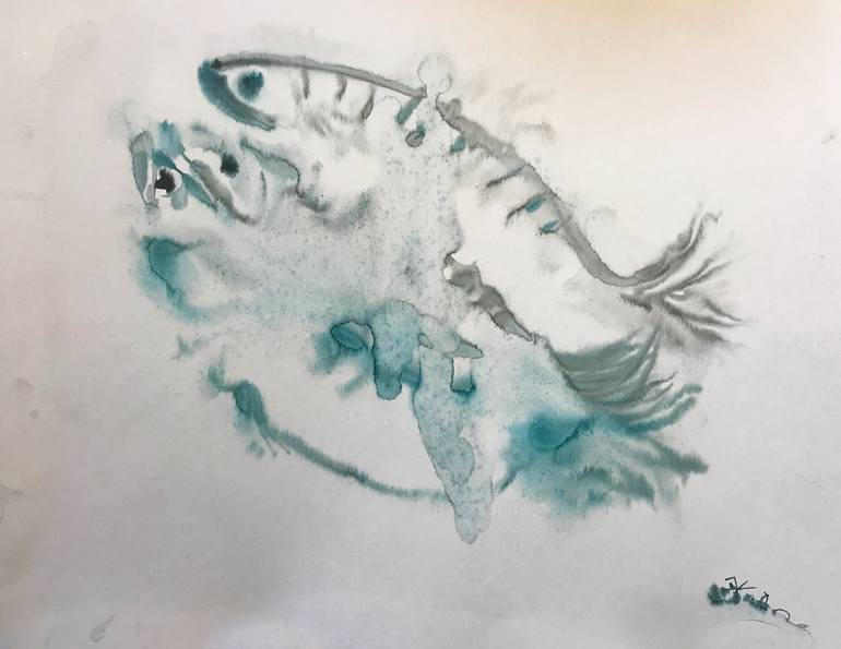 Original Fish Painting by Jenea Kaitaz