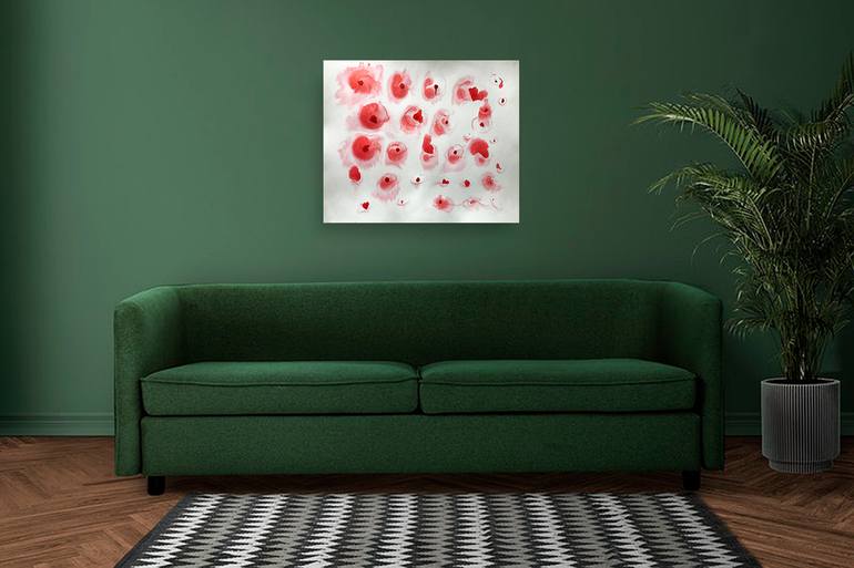 Original Abstract Expressionism Abstract Painting by Jenea Kaitaz