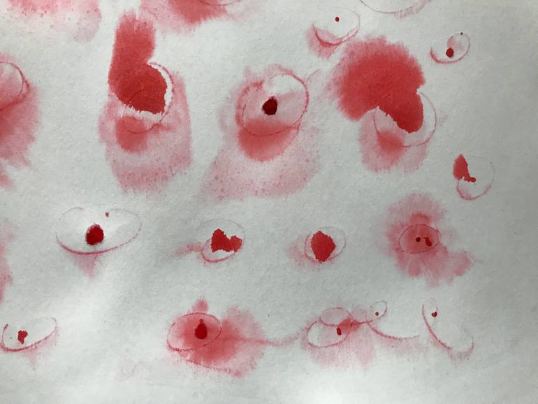 Original Abstract Expressionism Abstract Painting by Jenea Kaitaz