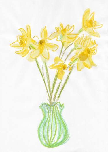 Original Conceptual Floral Drawings by Jenea Kaitaz