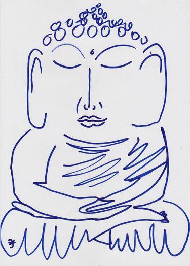 Buddha deep meditation. thumb