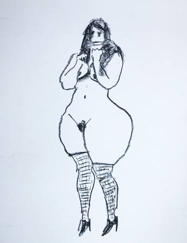Original Nude Drawings by Jenea Kaitaz