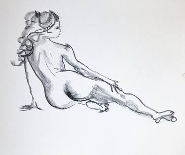 Original Nude Drawings by Jenea Kaitaz