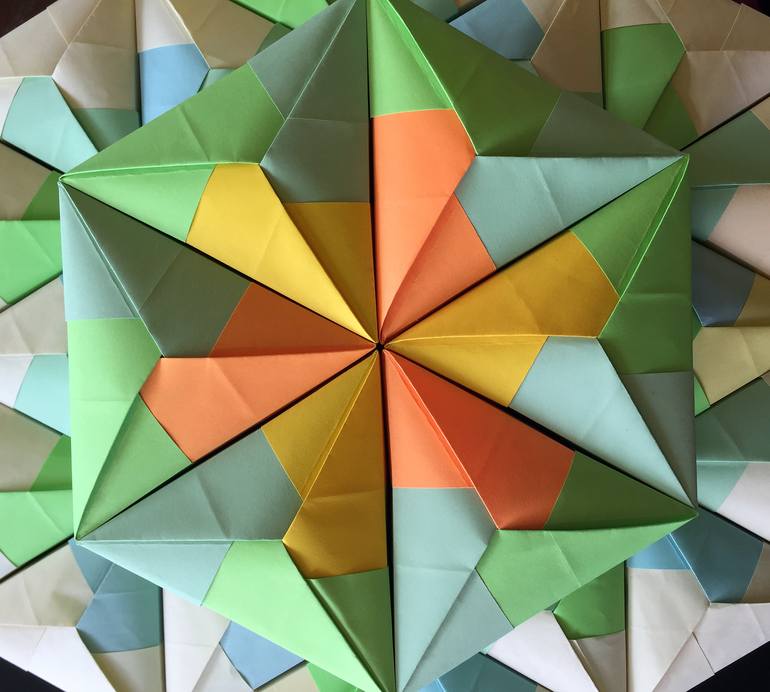 Original Geometric Installation by CJ Reuel