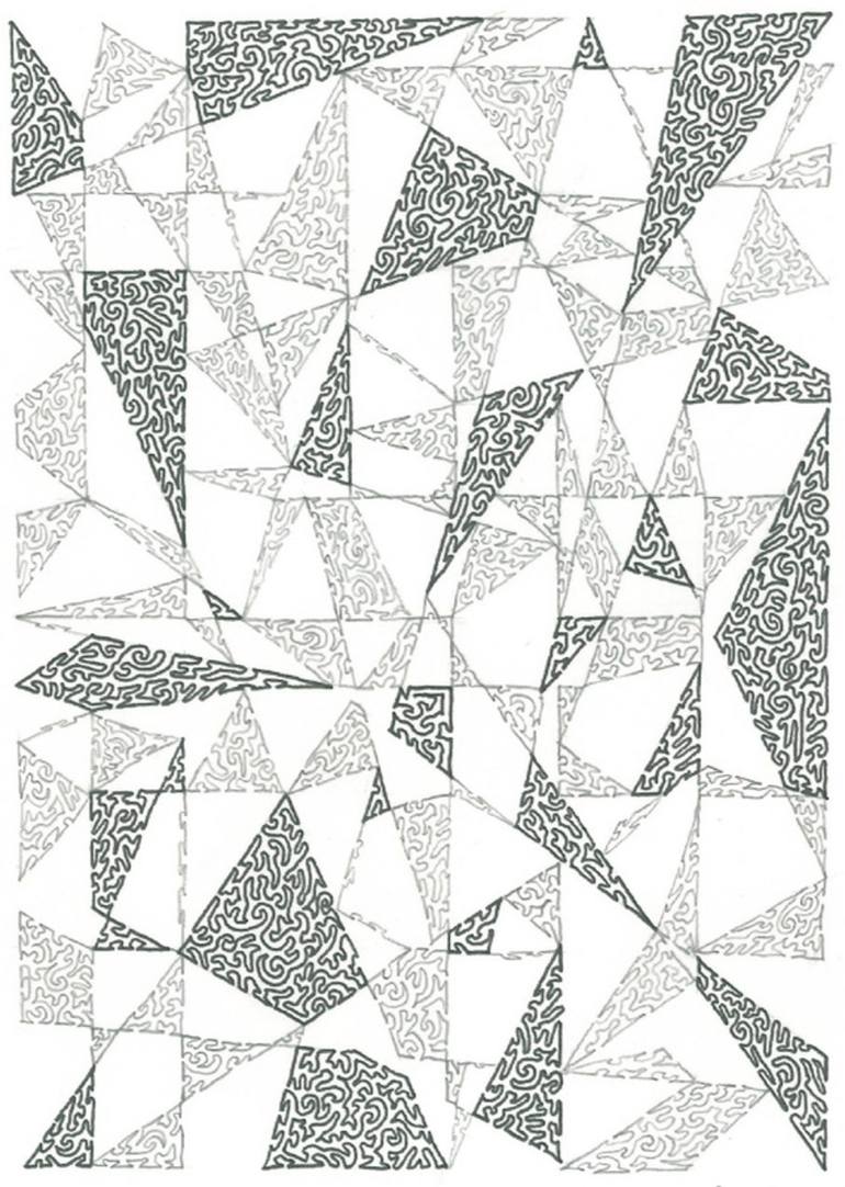 Plus / Minus Drawing by Stephanie M Ng | Saatchi Art