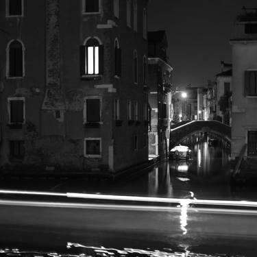 Venice Full Moon Nights #10 - Black & White Series thumb