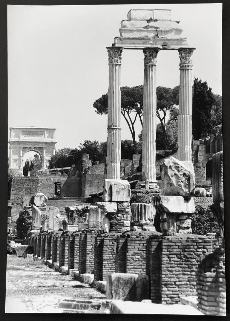 Original Cities Photography by Stephane Loeber Bottero | Minimalism Art on Paper | Rome Architecture Italy - Single print Black and White