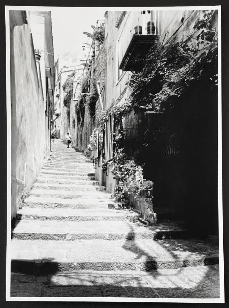 Original Cities Photography by Stephane Loeber Bottero | Modernism Art on Paper | Naples City Architecture Italy - Single print Black and White