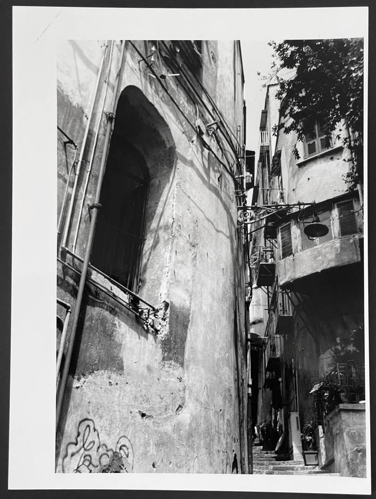 Original Cities Photography by Stephane Loeber Bottero | Modernism Art on Paper | Naples City Architecture Italy - Single print Black and White