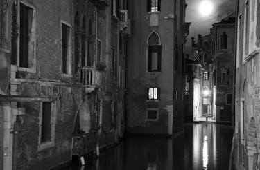 Venice Full Moon Nights #9 - Black & White Series thumb