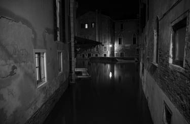 Venice Full Moon Nights #6 - Black & White Series thumb