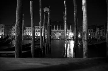 Venice Full Moon Nights #4 - Black & White Series thumb