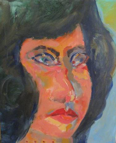Original Expressionism Women Paintings by Lee Zasloff