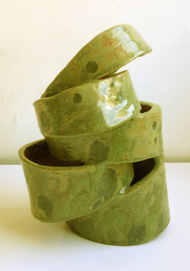 Original Minimalism Abstract Sculpture by Susana Ban Hatam