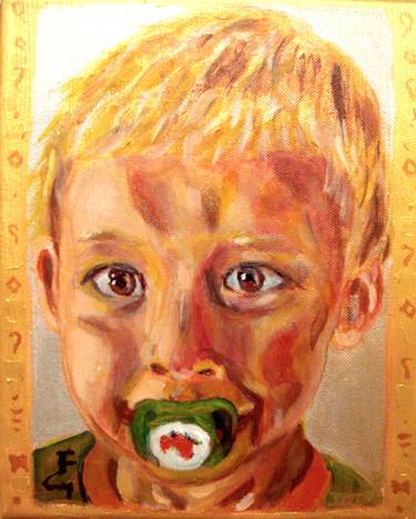 Original Expressionism Children Paintings by DECiNERGY Gerald FEIGL
